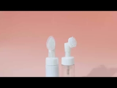 Botol Pompa Busa Plastik Putih 100ml dengan Logo Kustom