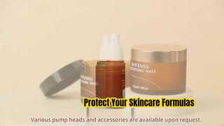 Produsen Set Botol Kosmetik Amber PET | Semprotan, Lotion, Botol Toner & Toples Krim | Kemasan OEM