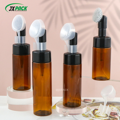 Pembersih Wajah Botol Mousse Kosong 150ml PET Plastik Pembersih Cuci Botol Pembersih busa