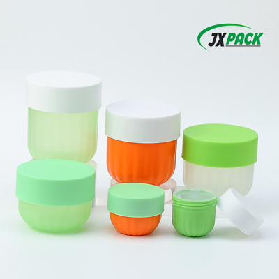 Wadah Krim Kosmetik Plastik PP dengan Tutup Ulir