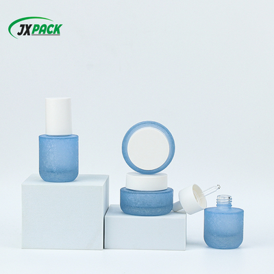 Botol Kosmetik Kaca Buram yang Dapat Disesuaikan - Anti Bocor & Tahan Lama