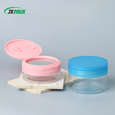 Botol krim kosmetik transparan PET dengan kapasitas yang dapat disesuaikan