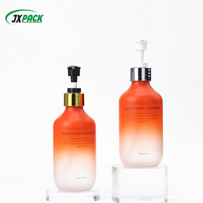ISO 9001 Certified PET Plastic Pump Bottle with Customizable Capacity and Gradient Color for Shampoo and Body Wash