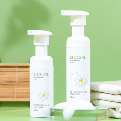 Botol Pompa Busa PET JXPACK dengan Kepala Pompa Tekan dan Dekorasi Kustom dalam Desain Ramping untuk Perawatan Pribadi