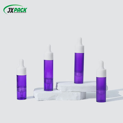 Botol Kosmetik Plastik Berkepala Dua dengan Struktur yang Dapat Di lepaskan dan Kontrol Volume yang Tepat dalam 15ml dan 20ml Matte Finish